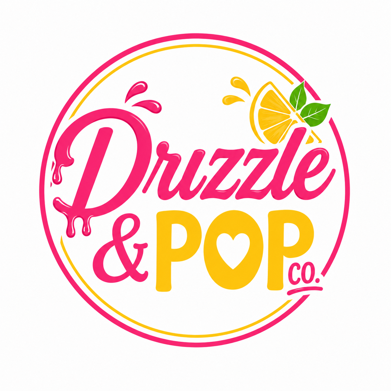 Drizzle & Pop Co. brand logo